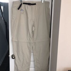 Big man Travelsmith convertible 2in1 pants shorts